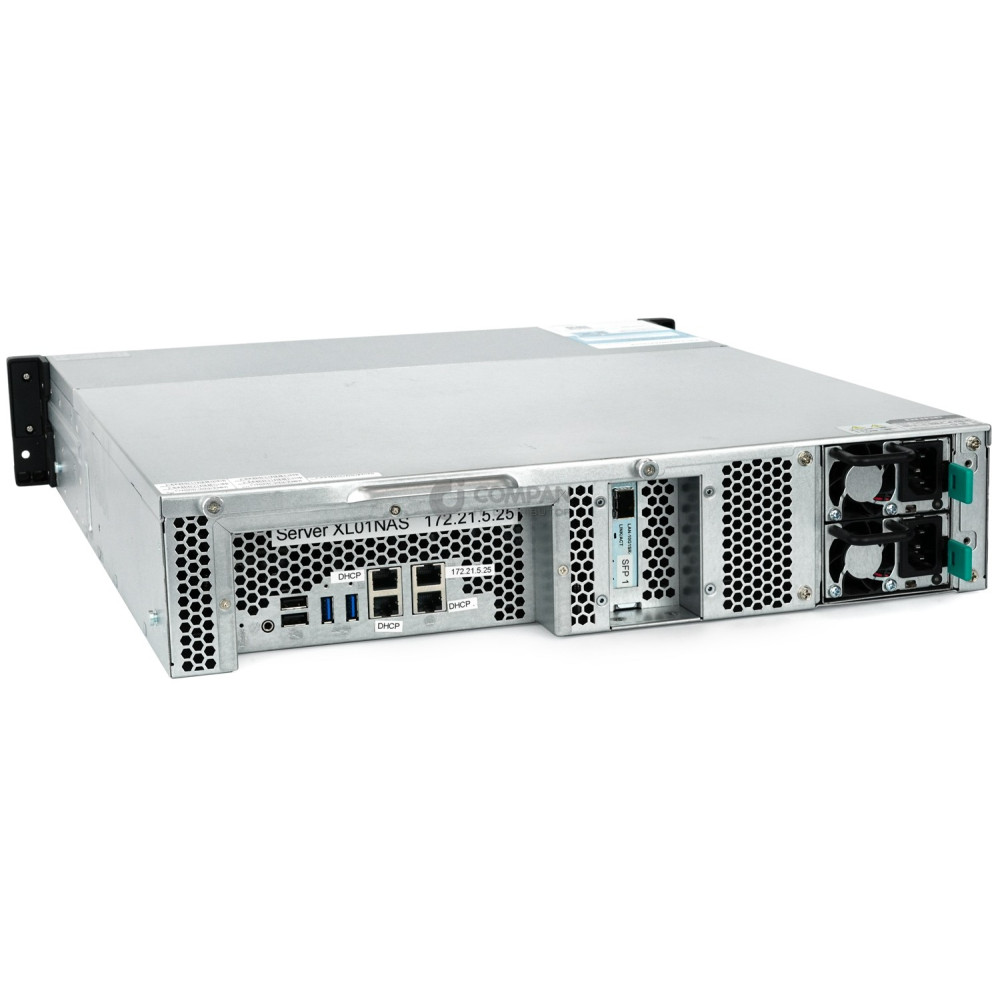 QNAP TS-863U-RP NAS SERVER 8 BAY LFF SATA 24TB